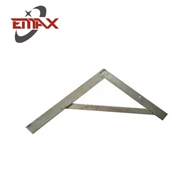 Soporte triangular de acero inoxidable galvanizado en caliente engrosado