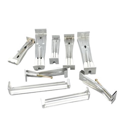 Soportes de canalones de estilo K con clip-sujetador